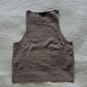 J. Crew Brown Knit Tank Top